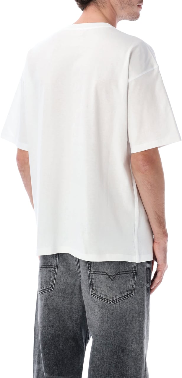 Diesel Diesel T-Lucien-Ihbi cotton t-shirt Wit