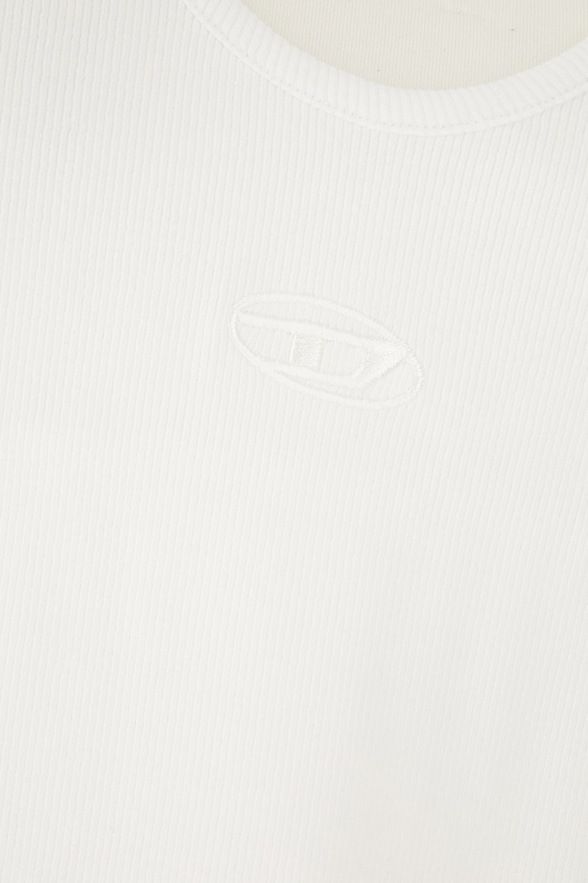 Diesel White cotton top Wit