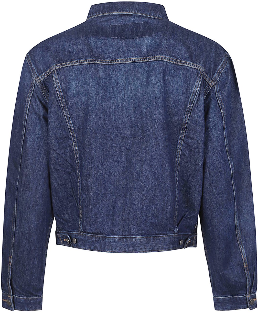 Diesel D-danger Trucker Jacket Blue Blauw