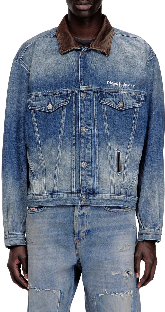 Diesel D-Denver S1 Jas Blauw