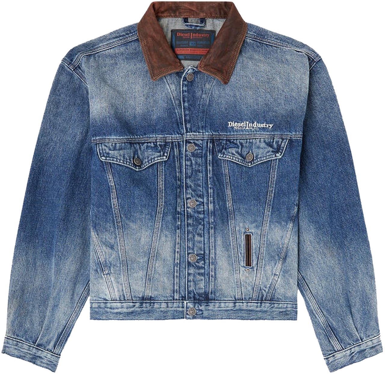Diesel Heren D-Denver-S1 Jacket Grijs