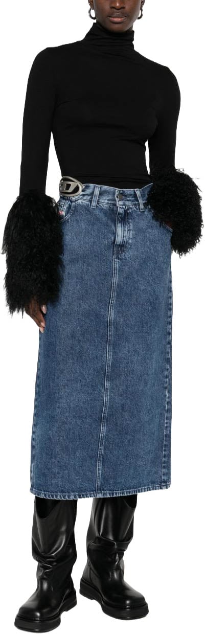 Diesel Skirts Navy Blauw