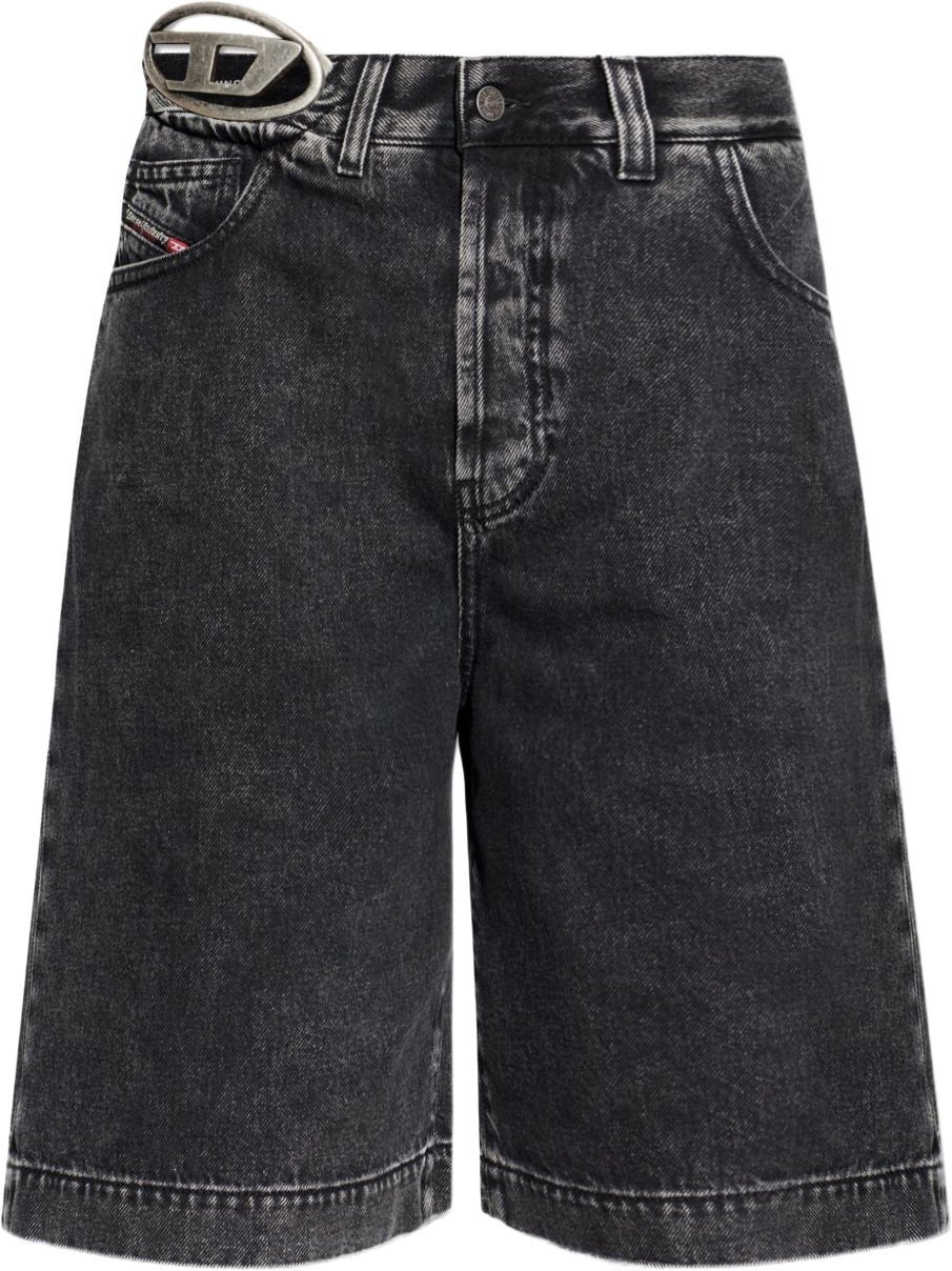 Diesel Shorts Black Donkergrijs
