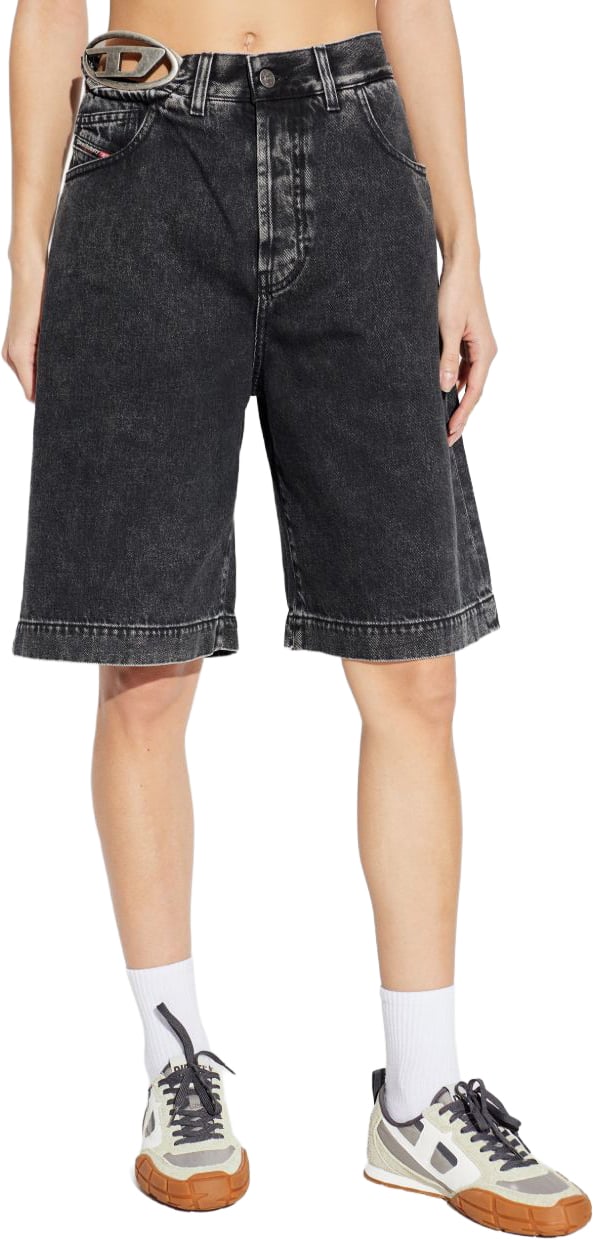 Diesel Shorts Black Donkergrijs