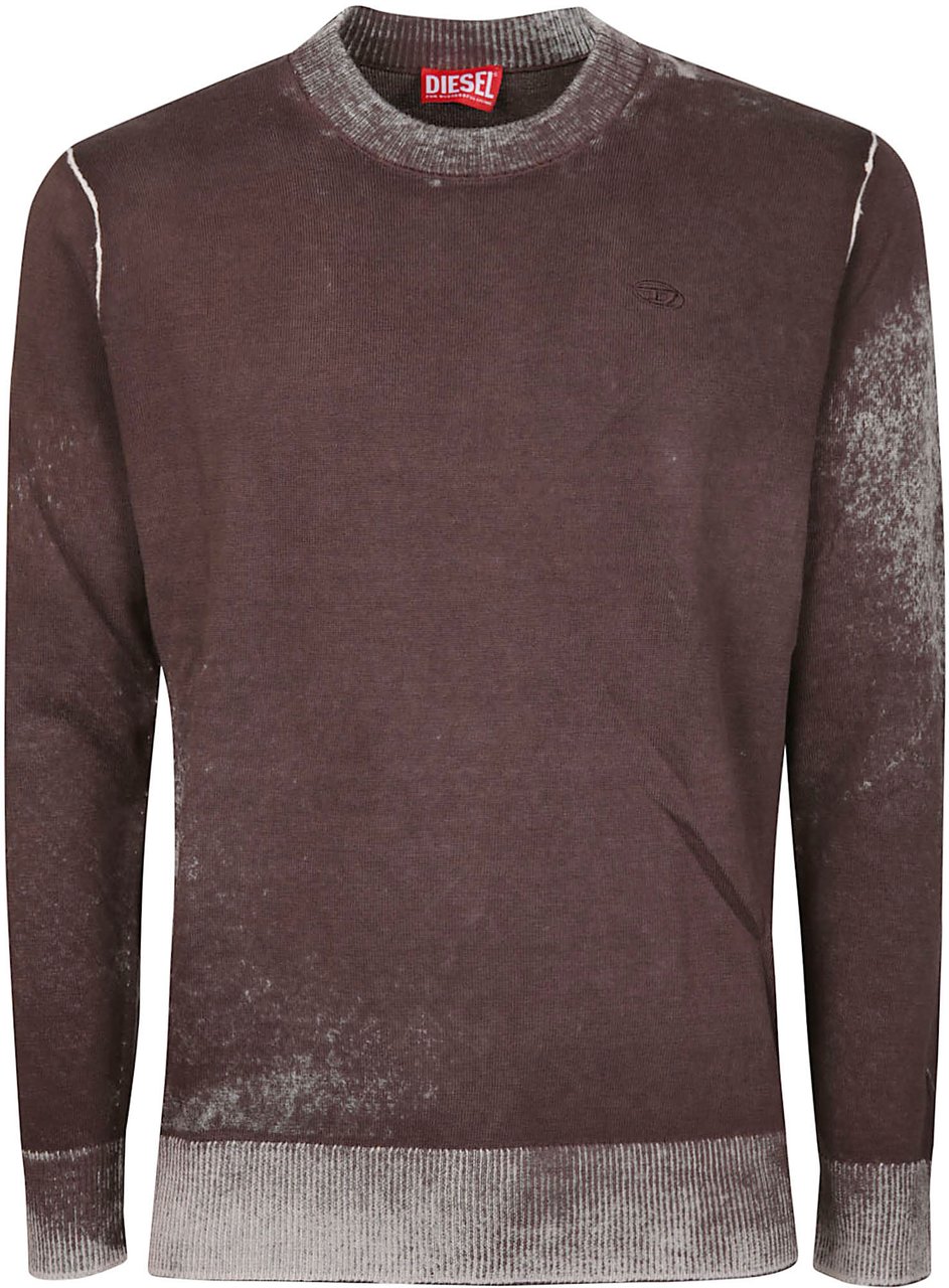 Diesel K-laurent Sweater Brown Bruin