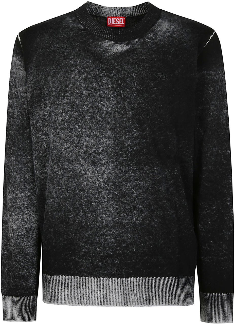 Diesel K-laurent Sweater Black Zwart