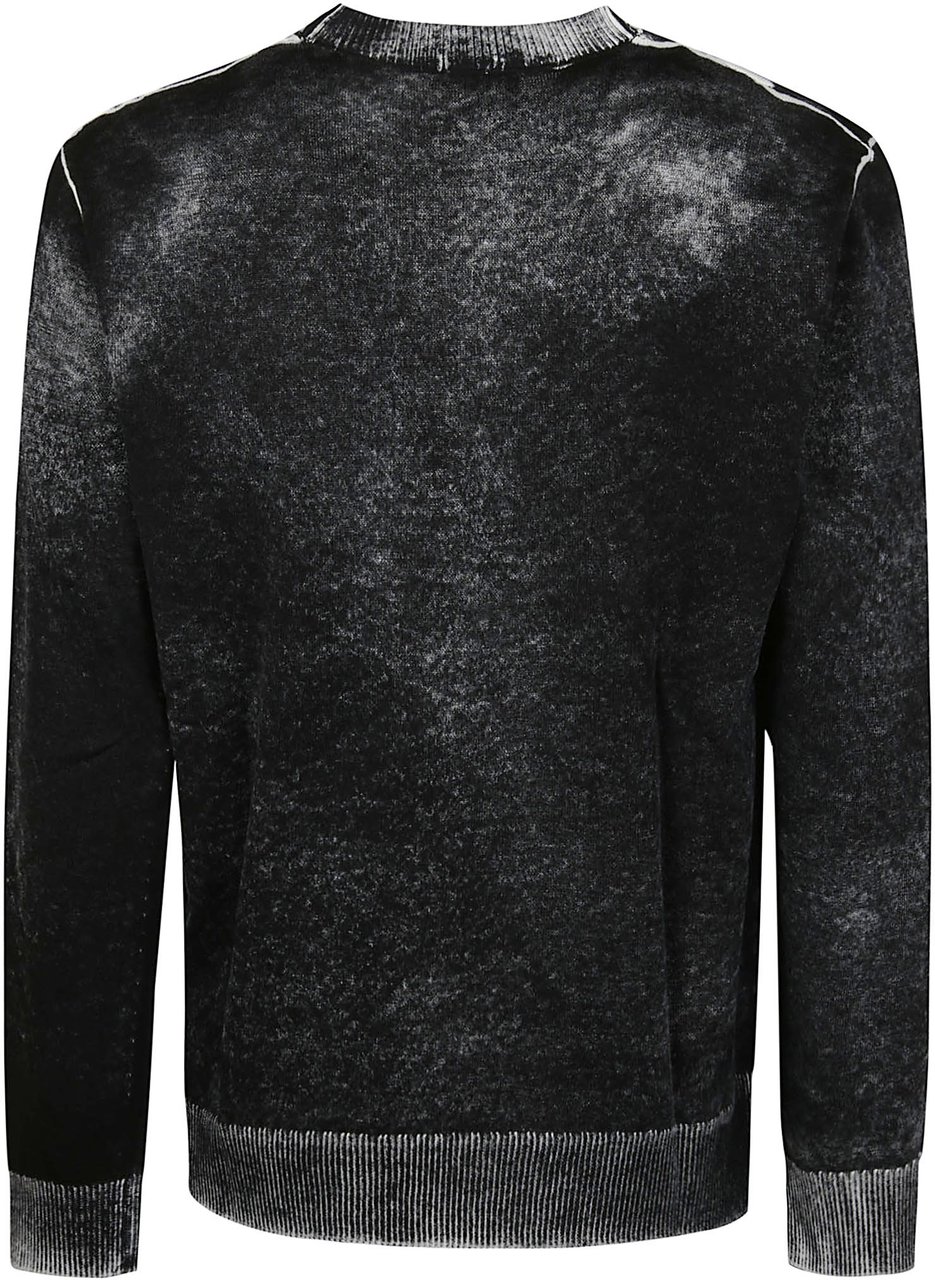 Diesel K-laurent Sweater Black Zwart