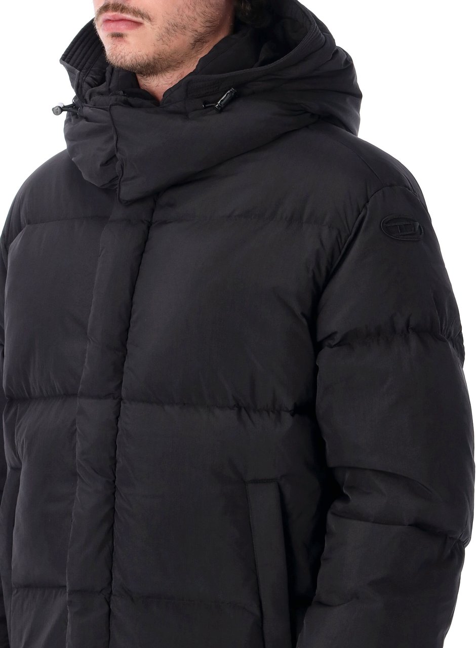 Diesel Rolfys Puffer Nero Zwart