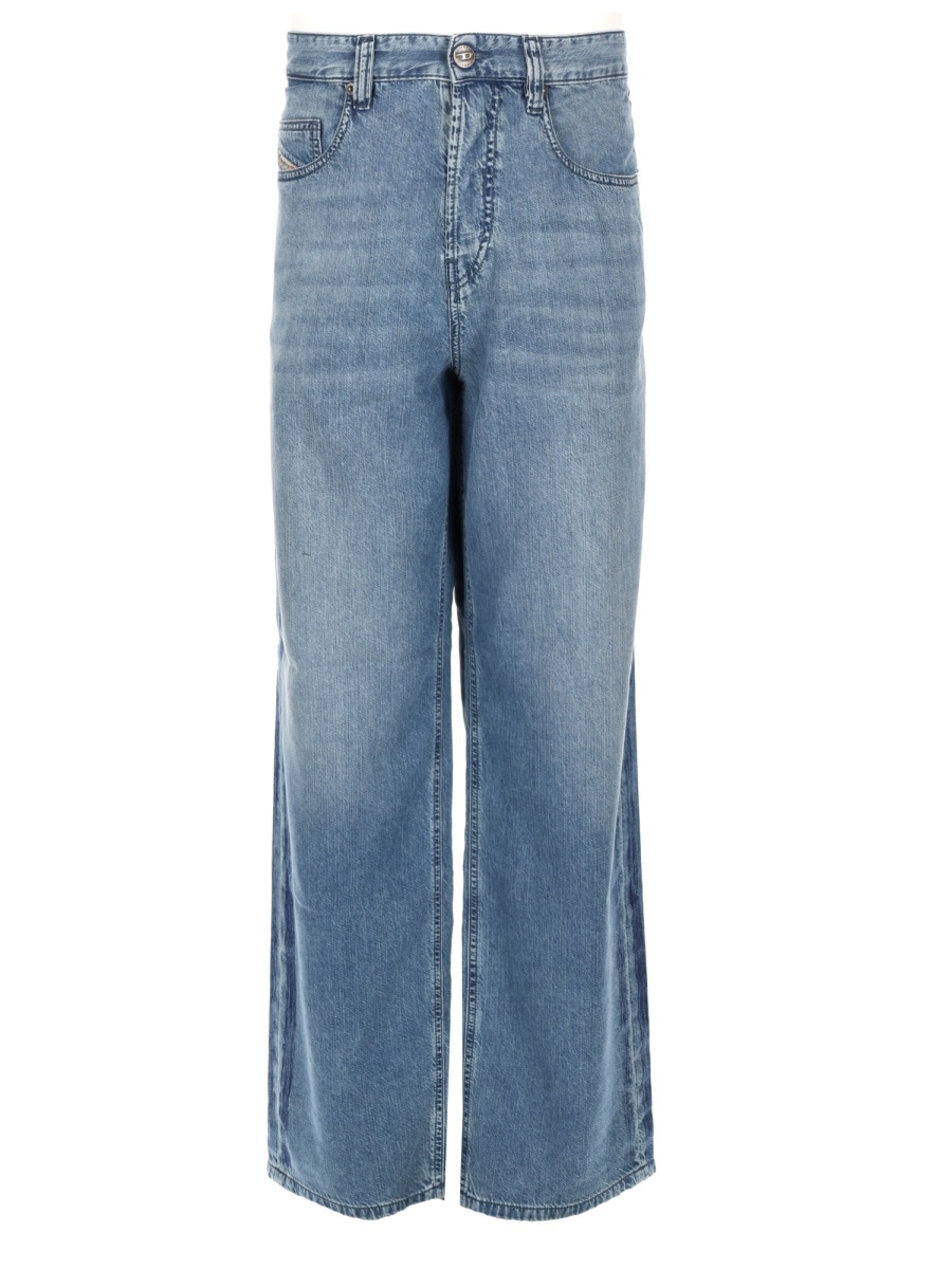 Diesel Blue 2001 D-Macro-S7 Jeans Blauw