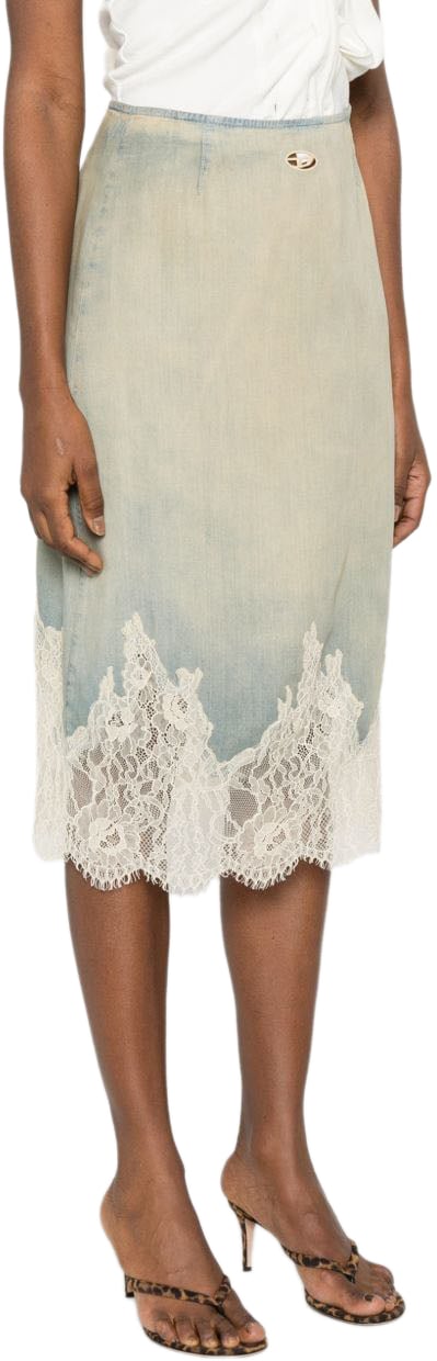Diesel Skirts Pale Blue Blauw