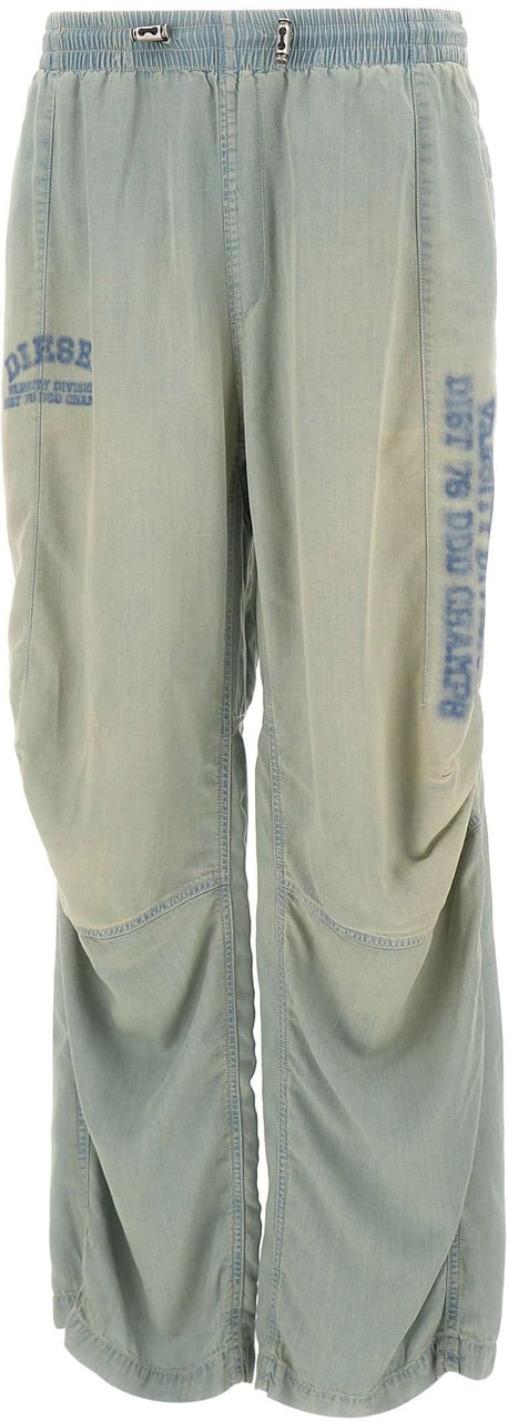 Diesel Trousers Blue Blauw
