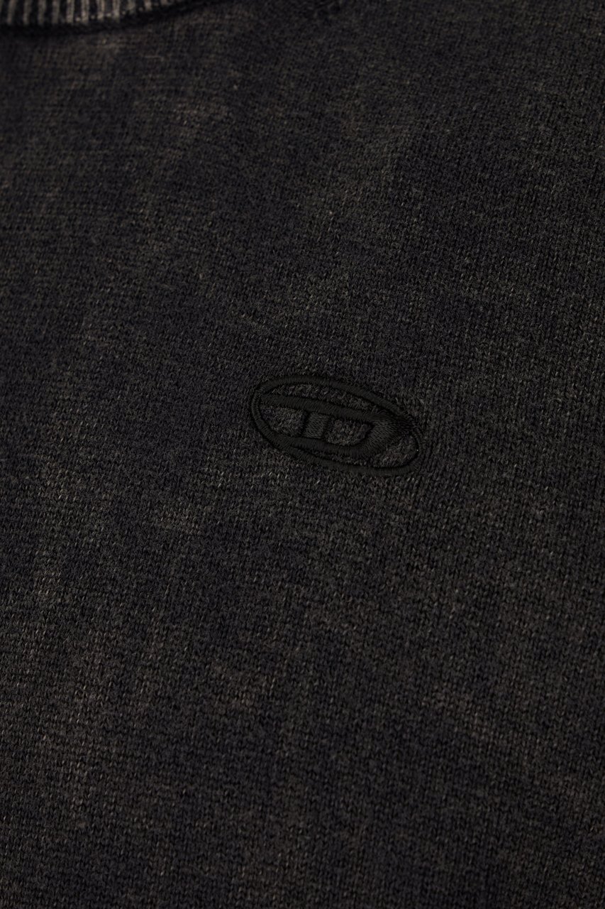 Diesel Slate cotton sweatshirt Zwart