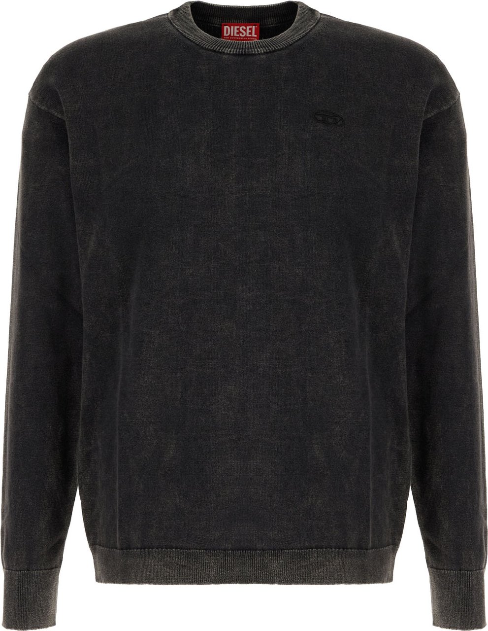 Diesel Slate cotton sweatshirt Zwart