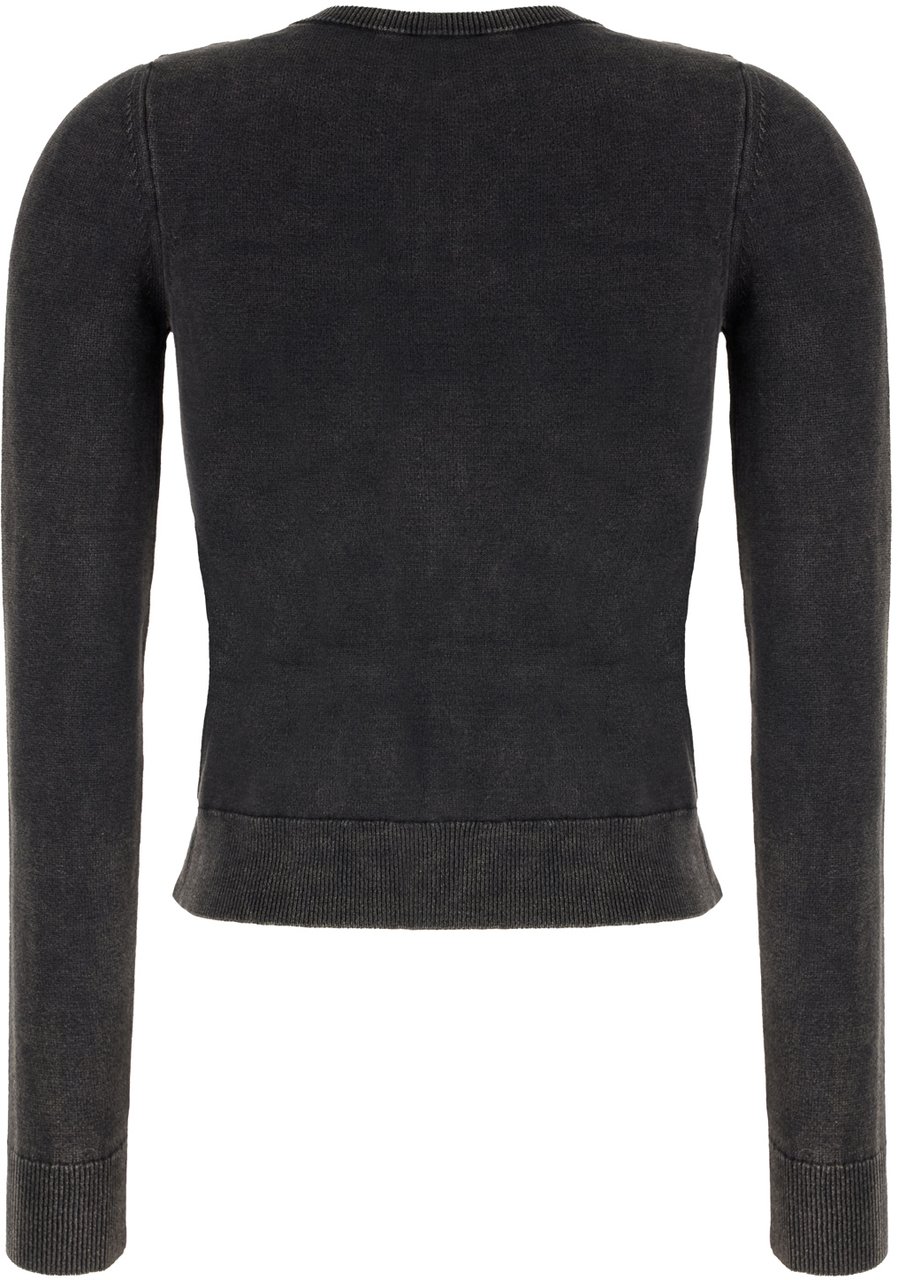 Diesel Slate cotton cardigan Zwart