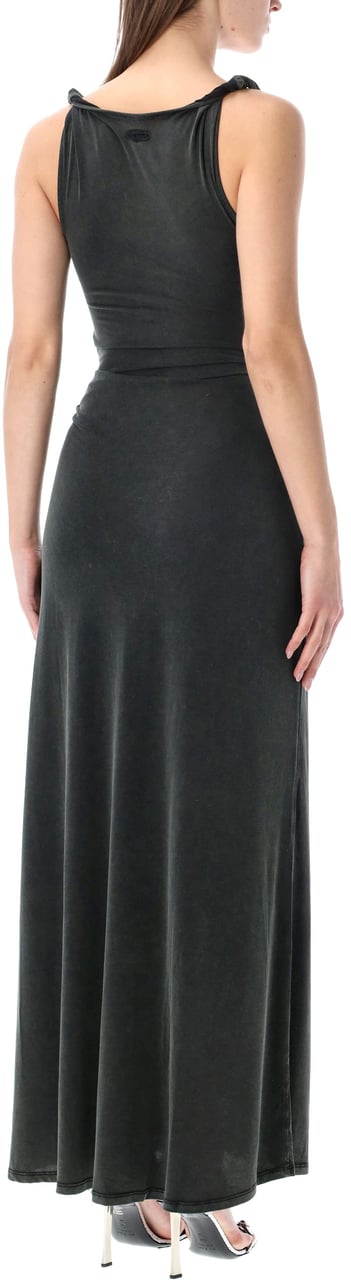 Diesel D-Estiga Long Dress Nero Zwart