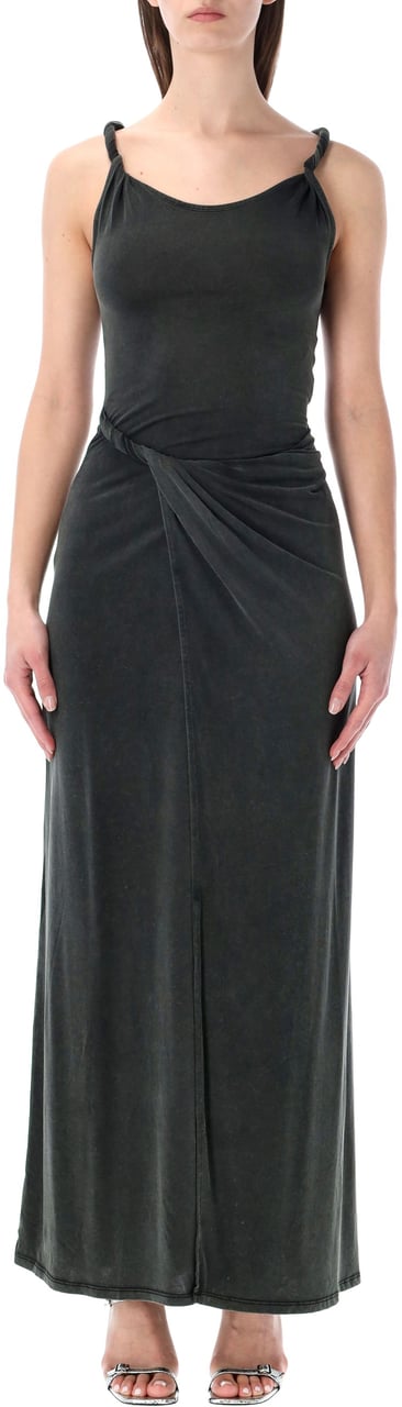 Diesel D-Estiga Long Dress Nero Zwart