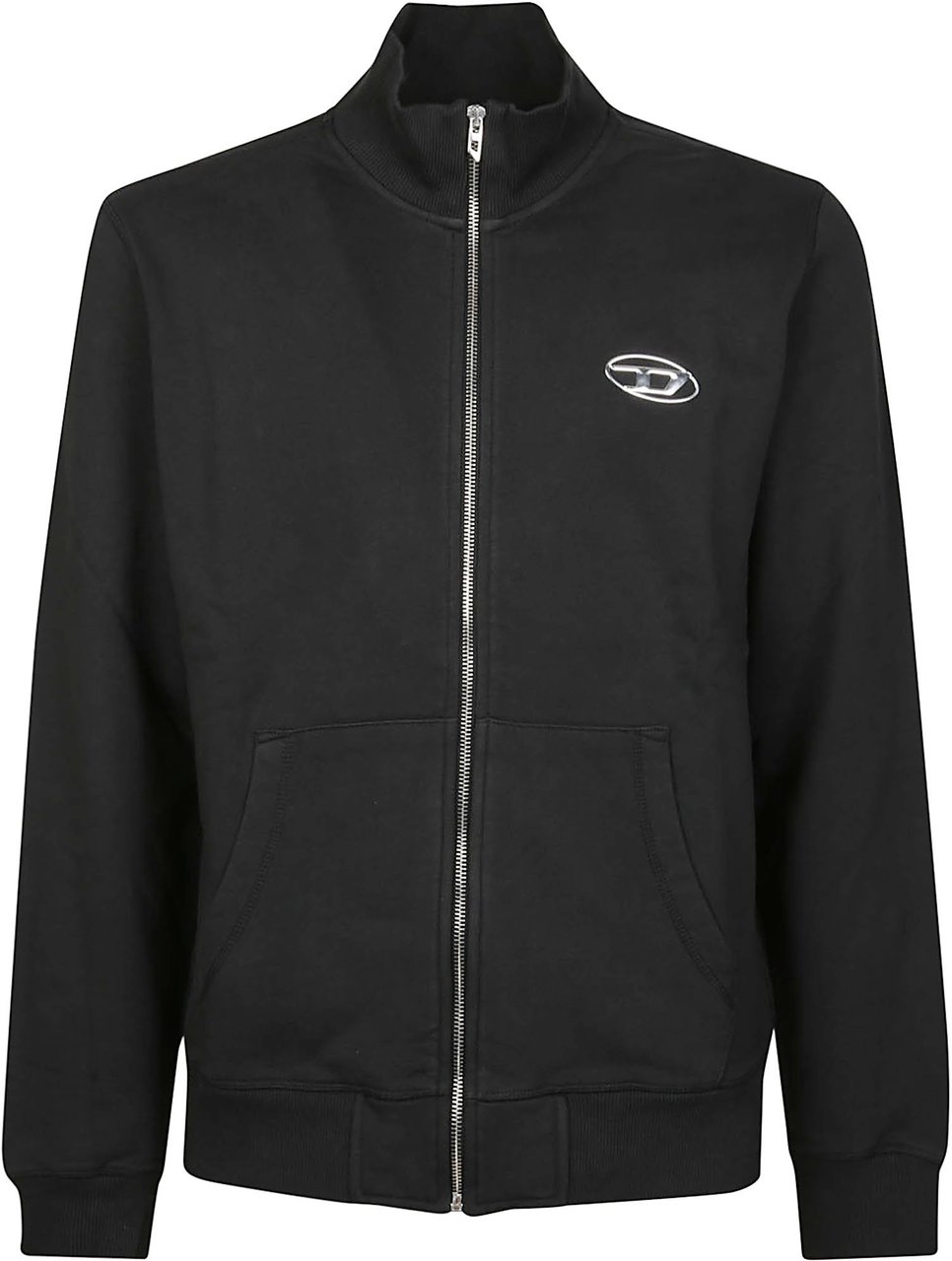 Diesel S-ginn Full Zip Iod Sweatshirt Black Zwart
