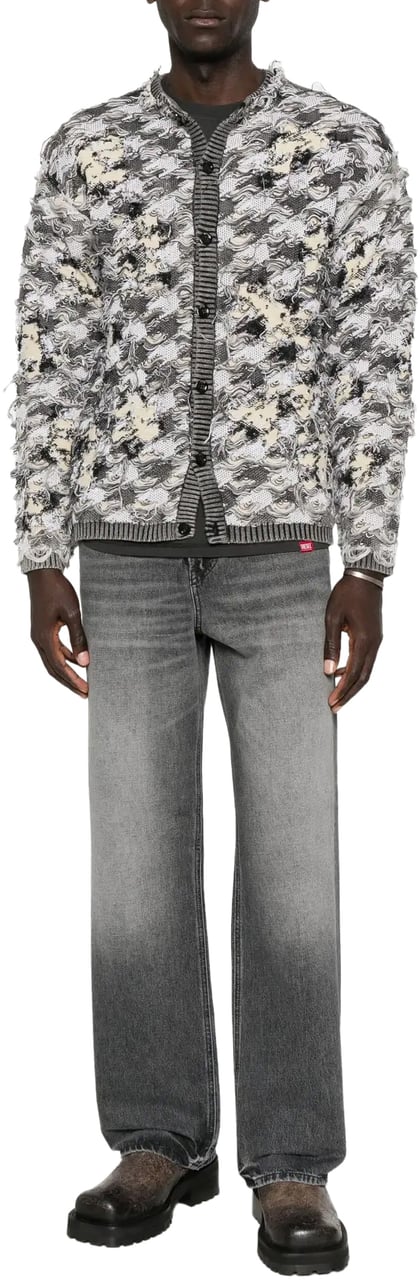 Diesel K Valbor Cardigan Multi Color Divers