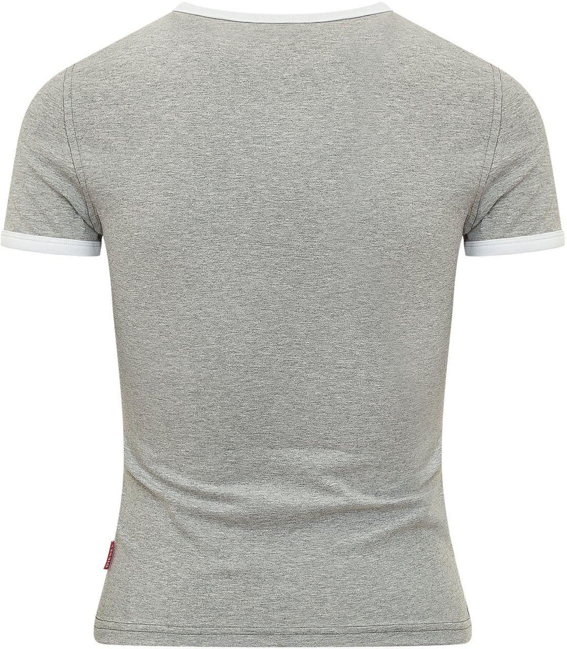 Diesel T-shirt con Stampa Delfino Lichtgrijs