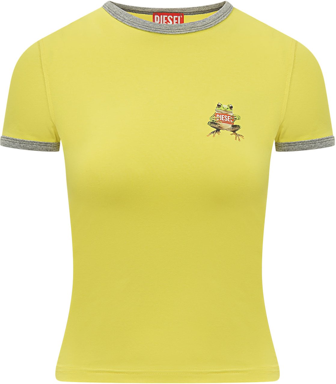 Diesel T-shirt con Stampa Rana Geel