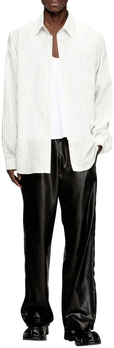 Diesel Shirts Grey Wit