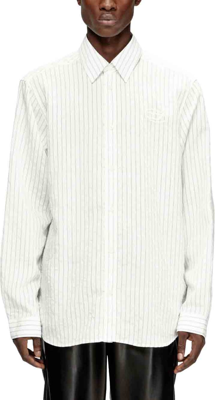 Diesel Shirts Grey Wit