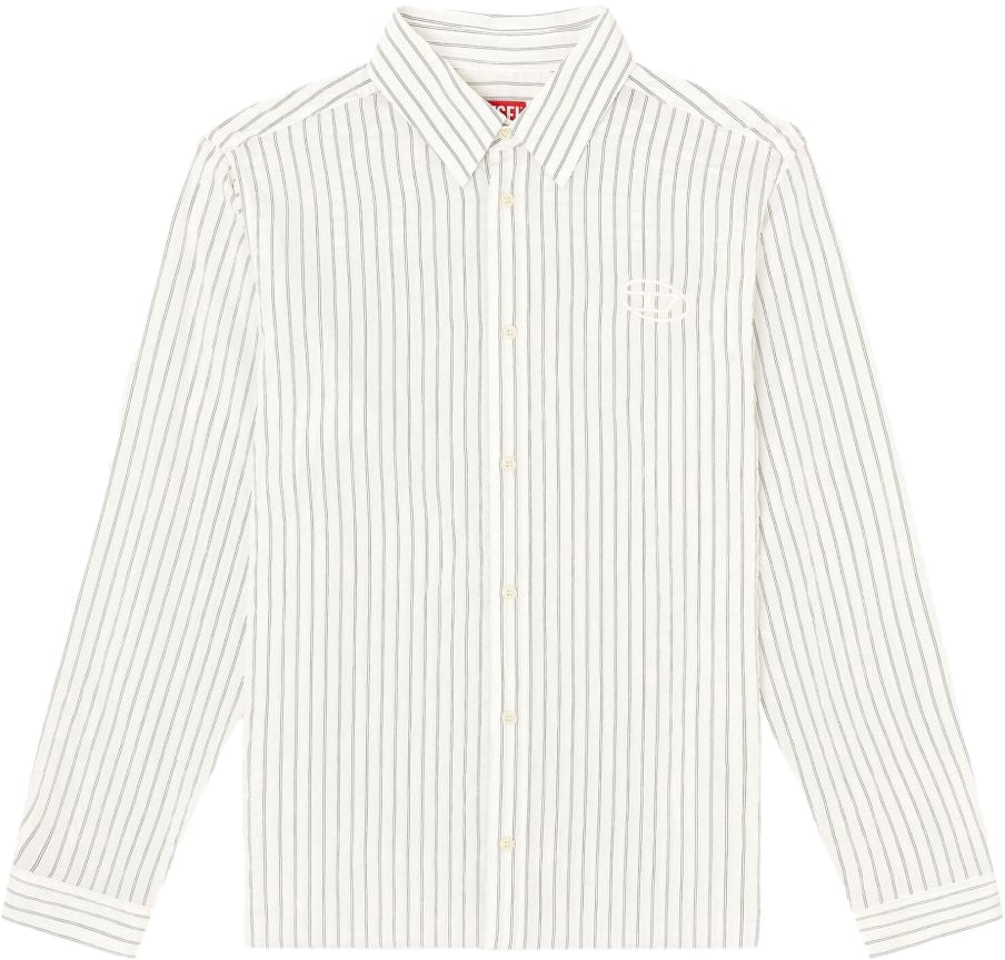 Diesel Shirts Grey Wit