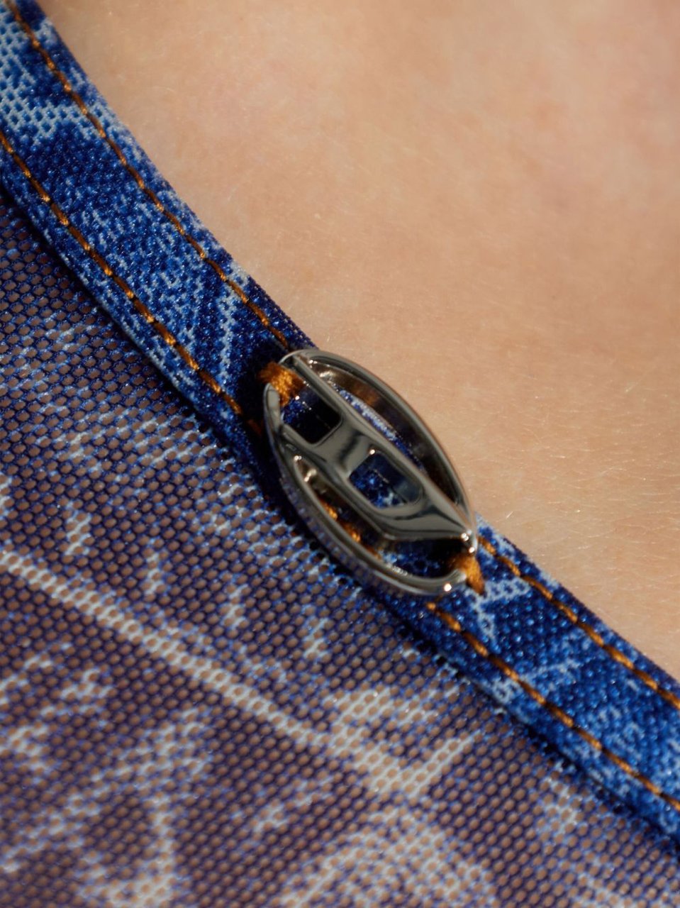 Diesel T-Shirts And Polos Blue Blauw