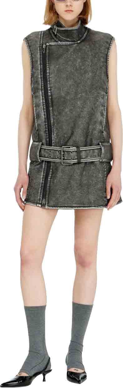 Diesel Dresses Black Donkergrijs