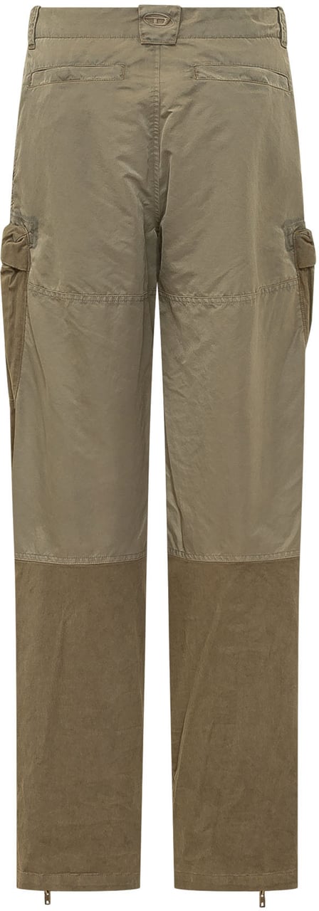 Diesel Pantaloni Arker Cargo con Tasche Taupe