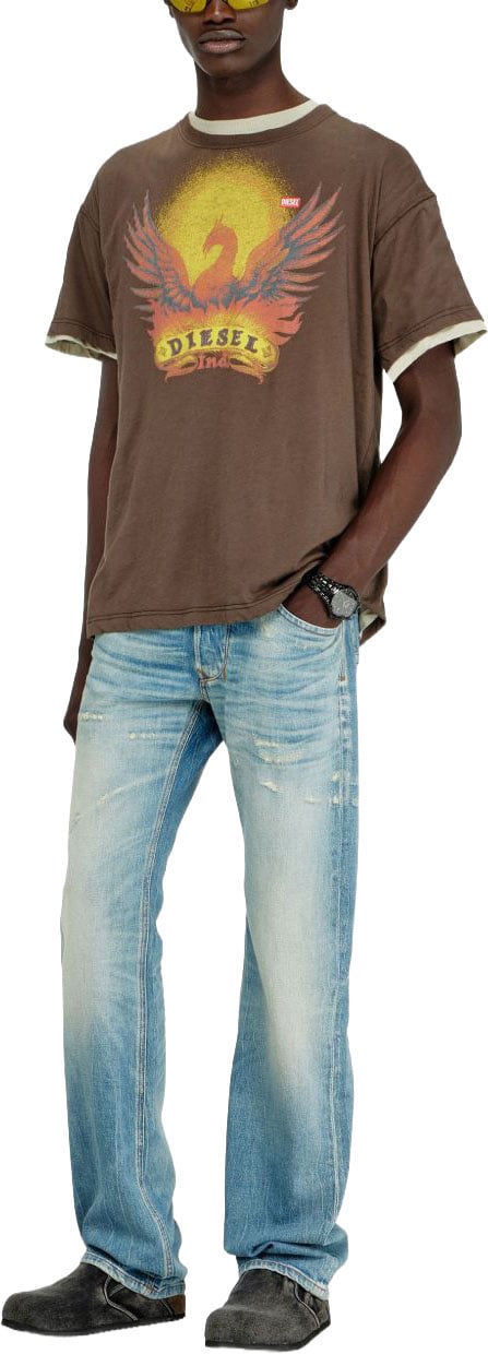 Diesel T-Shirts And Polos Brown Bruin