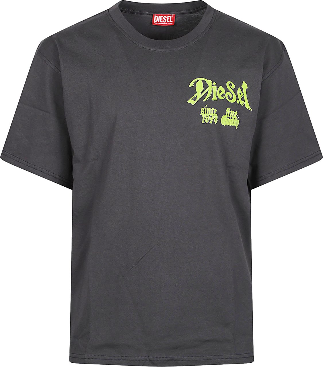 Diesel T-box T- Aa2 T-shirt Grey Grijs