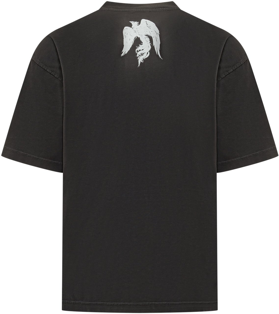 Diesel T-shirt T-boggy-V6 con Stampa Logo e Grafica 1978 Donkergrijs