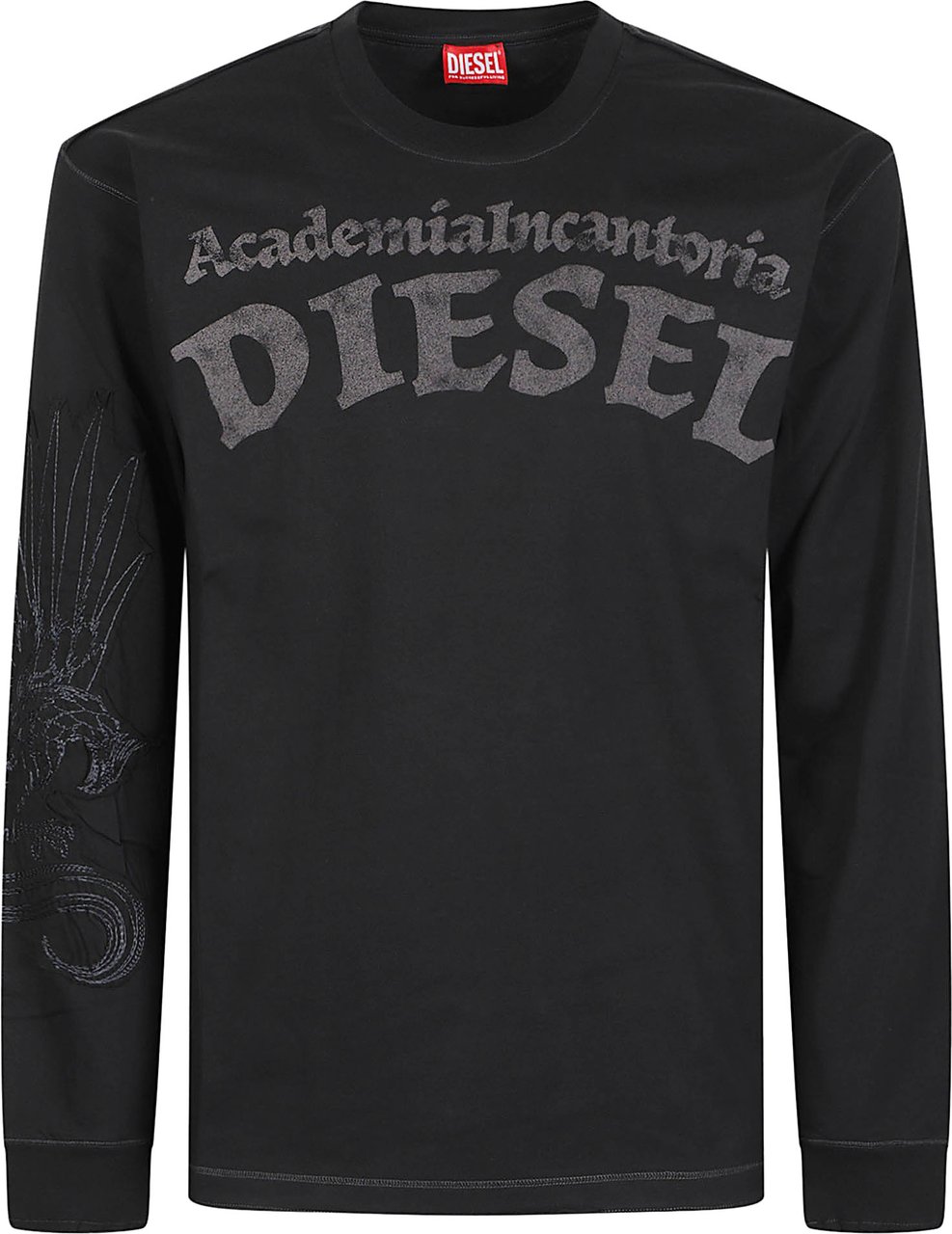 Diesel T-norm Aa3 Long Sleeve T-shirt Black Zwart