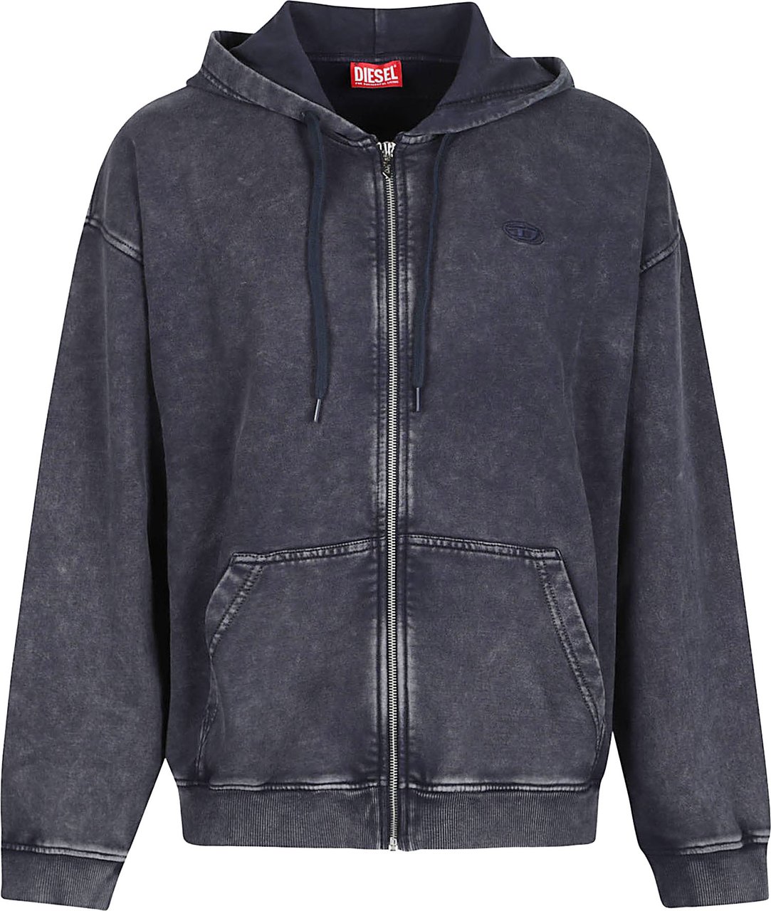 Diesel S-box Full Zip Sweatshirt Blue Blauw
