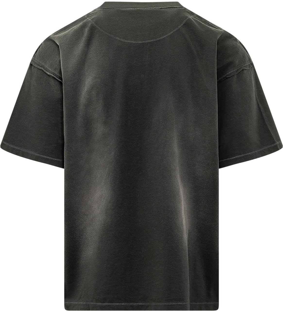 Diesel T-shirt con Taschino Applicato Donkergrijs