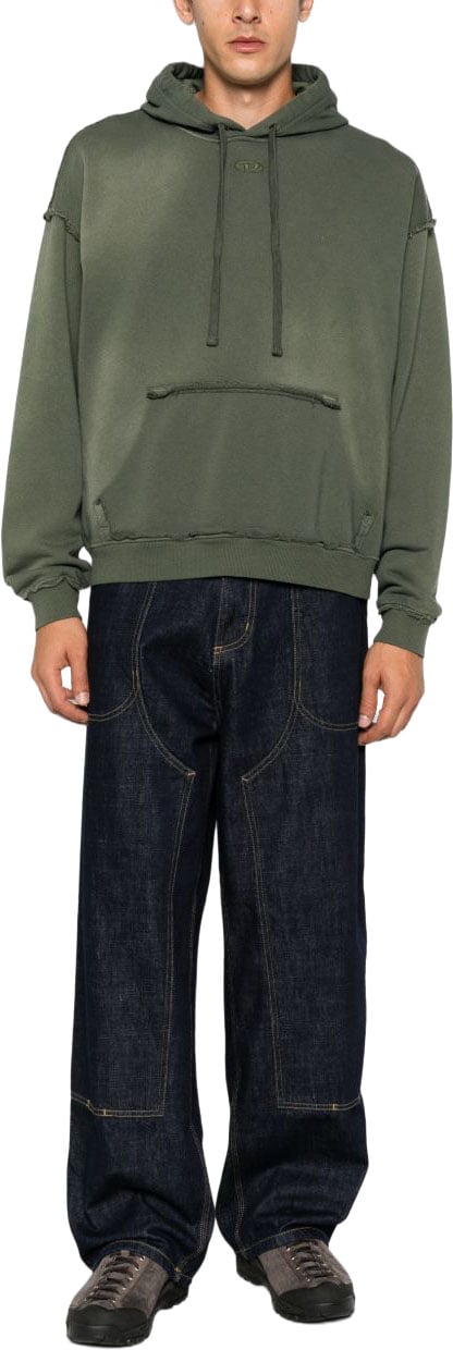 Diesel Sweaters Kaki Donkergroen