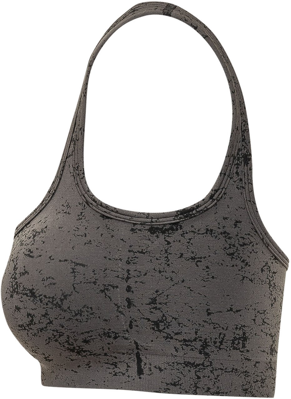 Diesel Reggiseno Sportivo Hella con Stampa Astratta Donkergrijs