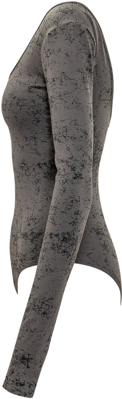 Diesel Body Ionna con Stampa Astratta Donkergrijs