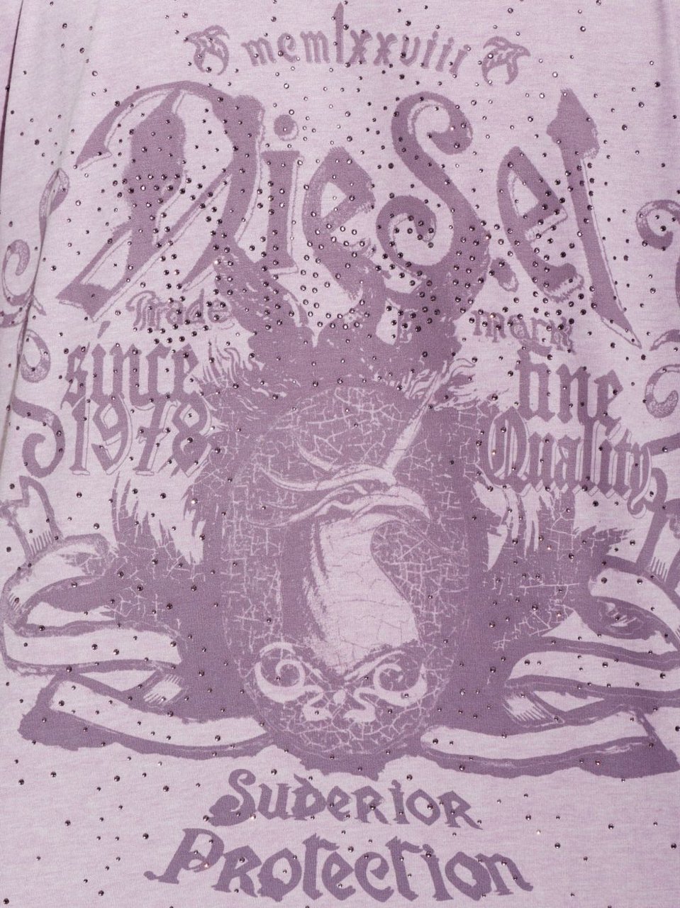 Diesel T-Shirts And Polos Purple Paars