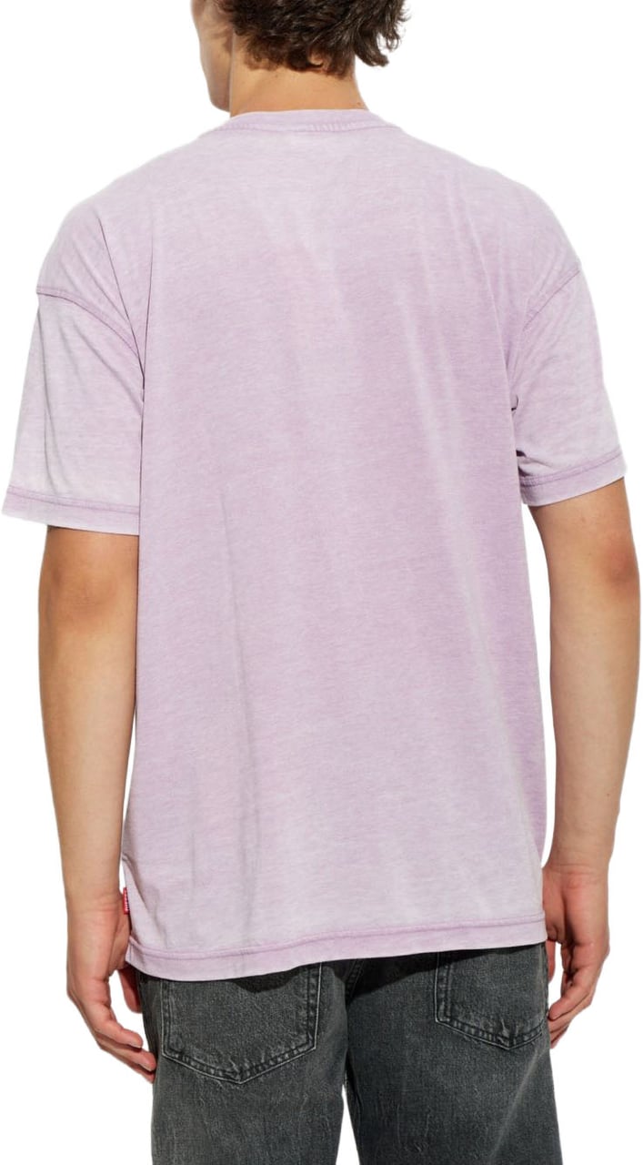 Diesel T-Shirts And Polos Purple Paars