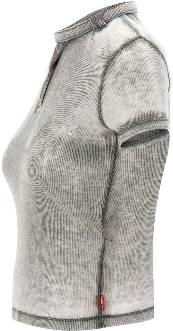 Diesel T-Shirts And Polos Grey Grijs