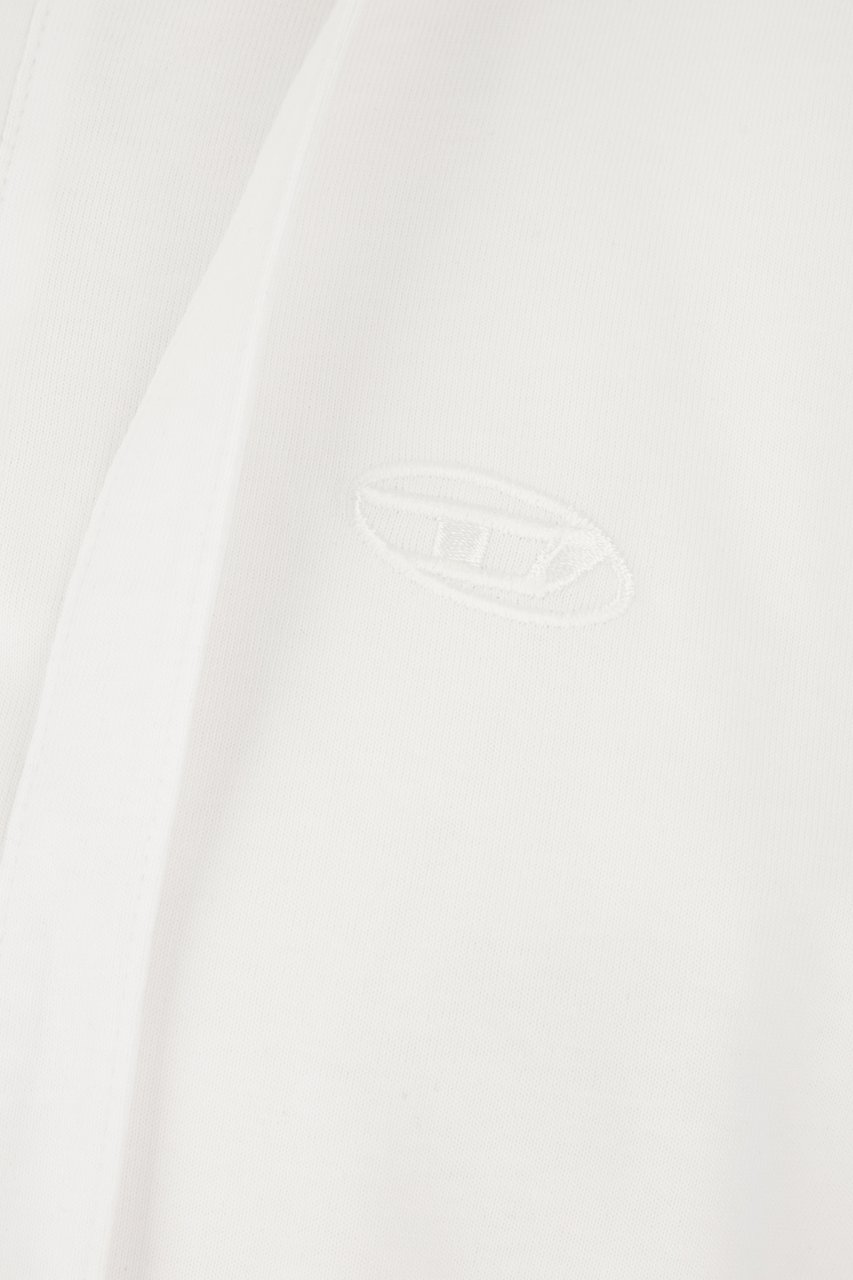 Diesel White cotton t-shirt Wit