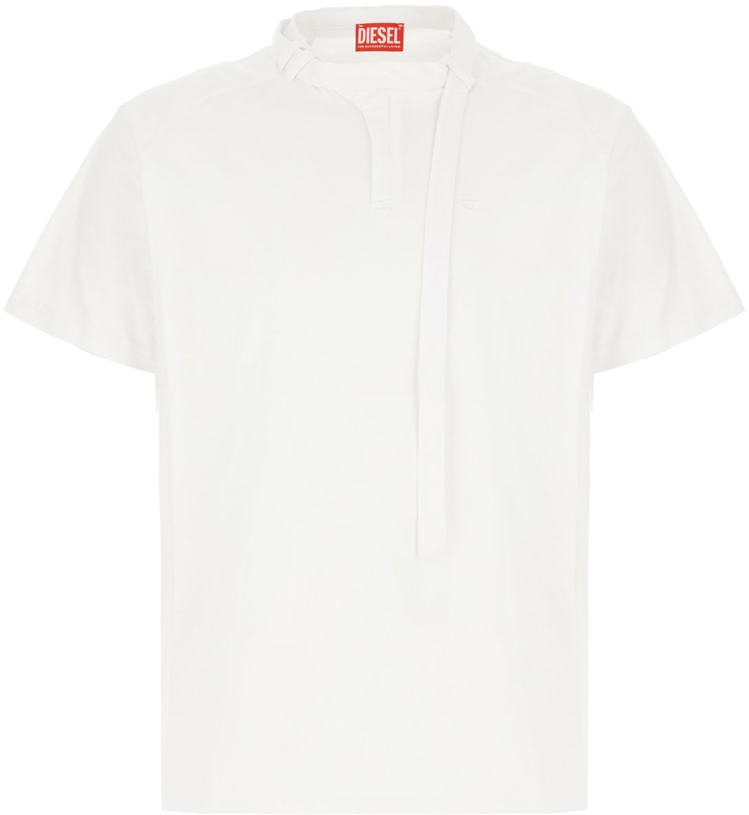 Diesel White cotton t-shirt Wit