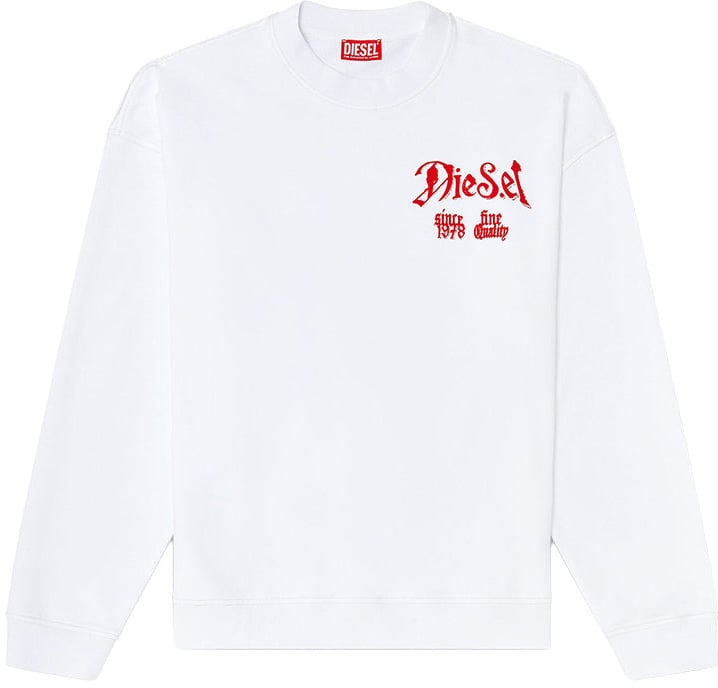 Diesel S-Boxt-Aa2 Sweater Wit