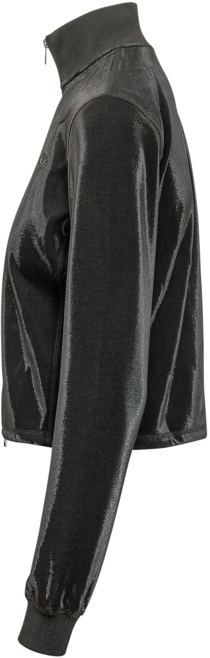 Diesel Felpa Rosy con Zip Zwart