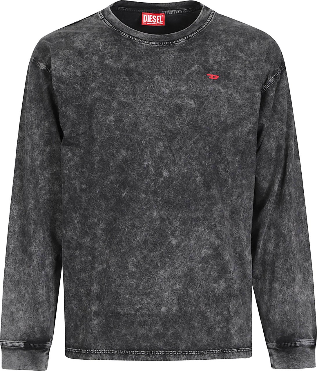 Diesel T-box T-aa5 Long Sleeve T-shirt Grey Grijs