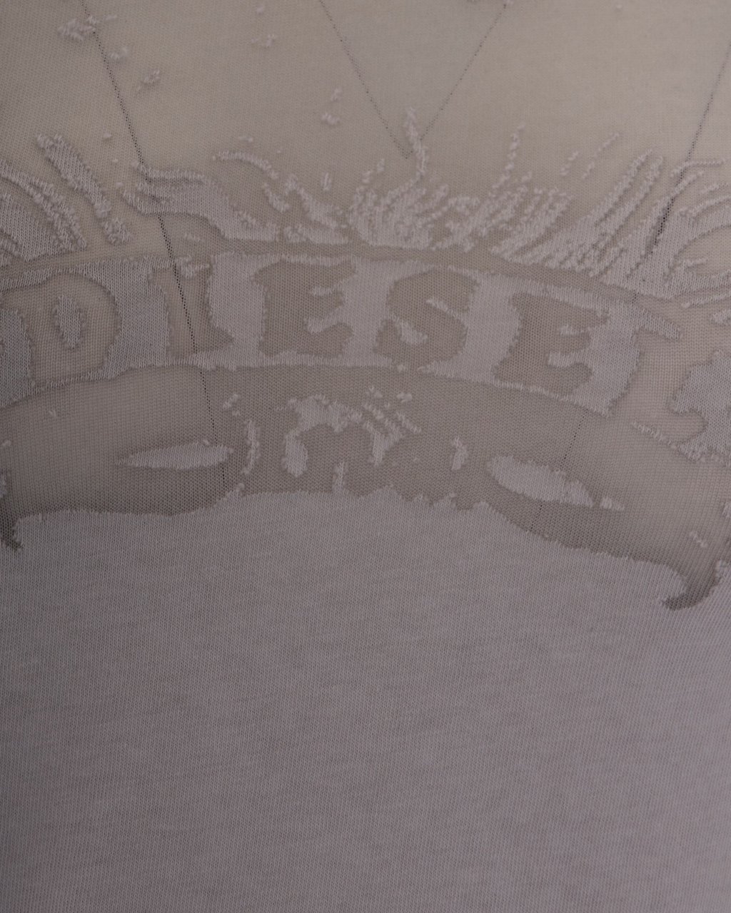 Diesel T-Shirts And Polos White Grijs