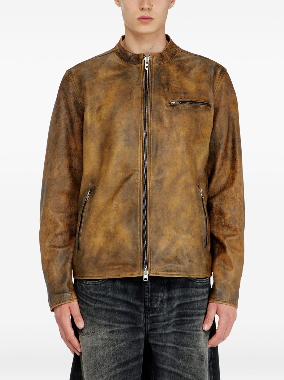 Diesel Jackets Brown Beige
