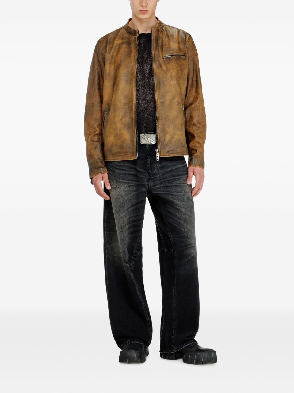 Diesel Jackets Brown Beige